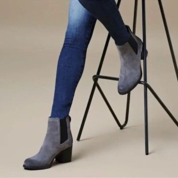 Sam Edelman Hanley Suede Heeled Booties - Size 10 - Picture 1 of 6